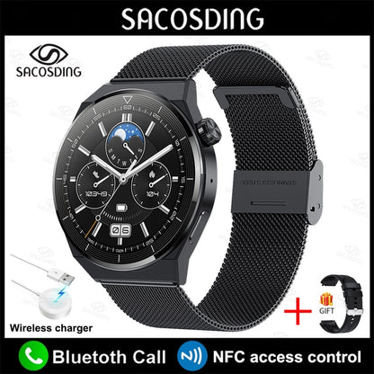 GT3 Pro Fitness Tracker AMOLED Smart Watch