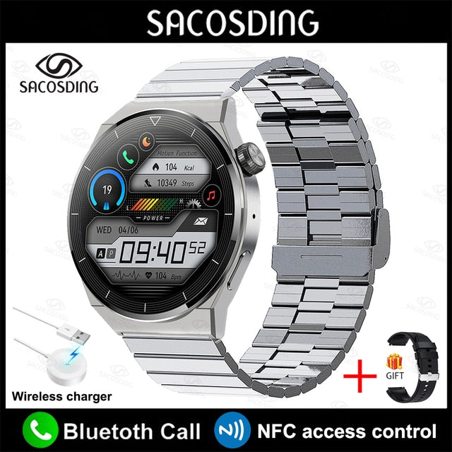 GT3 Pro Fitness Tracker AMOLED Smart Watch