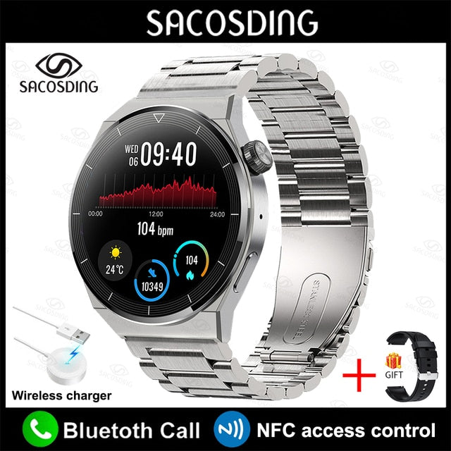 GT3 Pro Fitness Tracker AMOLED Smart Watch