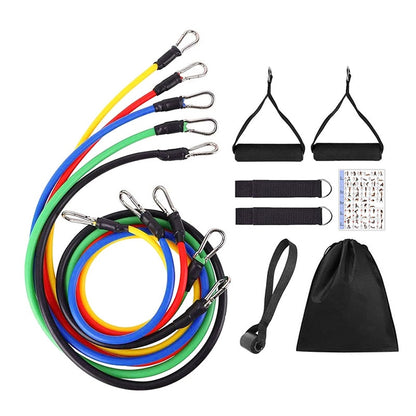 11 Piece Resistance Bands Set